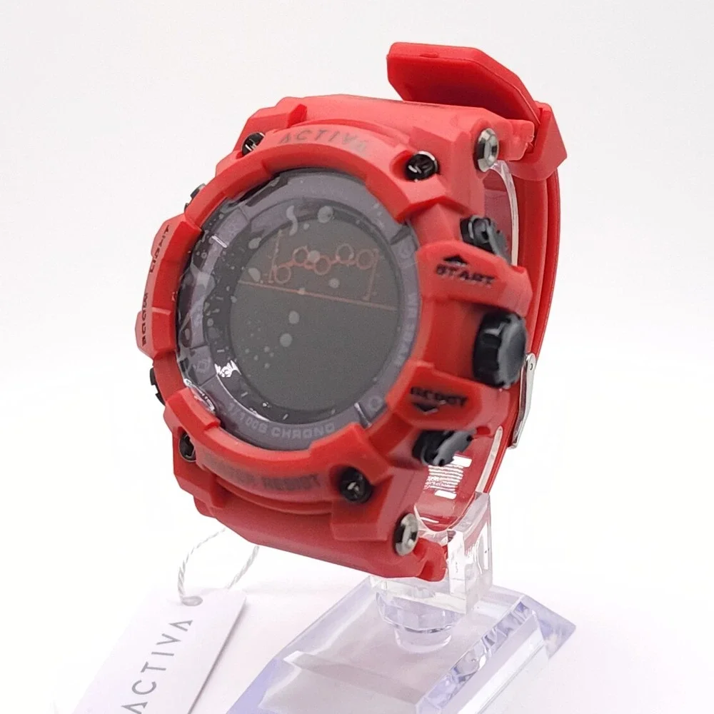 Activa Summit X Invicta ACW8082-023 Men's Digital Watch Red Black 50mm New